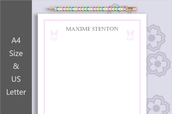 Download Letterhead Template, Easter Stationary - Premium Bundle