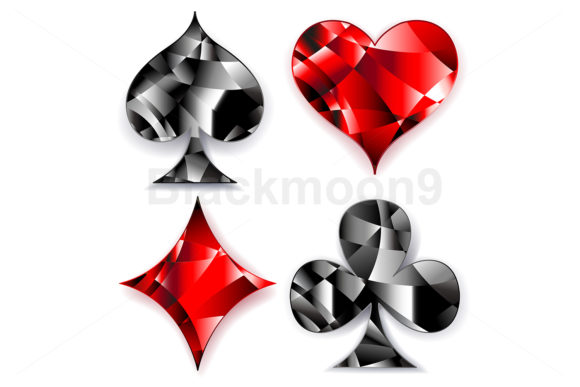 Download Polygonal Symbols of Playing Cards - Symbol Collection