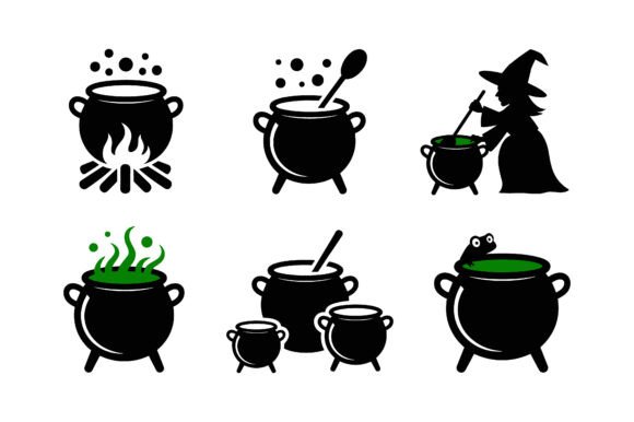 Download Witchcraft &amp; Halloween Icon Set EPS - Icon Collection