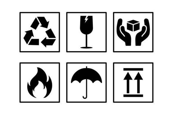 Download Common and Warning Symbol Set - Symbol Collection