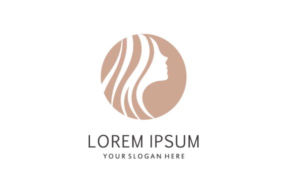 Download Beauty Hair Face Logo Design Circle Icon - Icon Collection