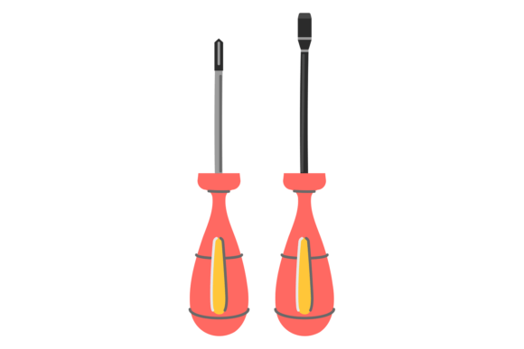 Download Pair of Screwdrivers Color Icon. Repair - Icon Collection