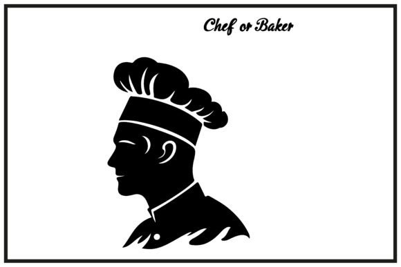 Download Baker Silhouette Logo,label, Vector,icon - Icon Collection
