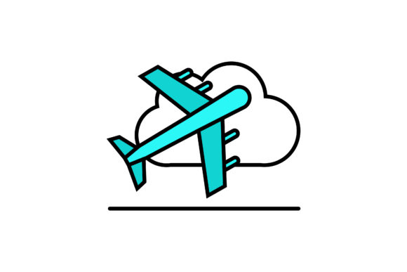 Download Flat Icon of Airplane Transportation - Icon Collection