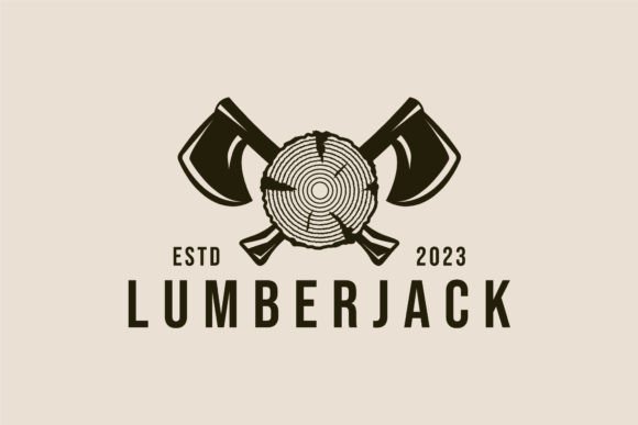 Download Hand Ax Lumberjack Vintage Logo, Icon - Icon Collection