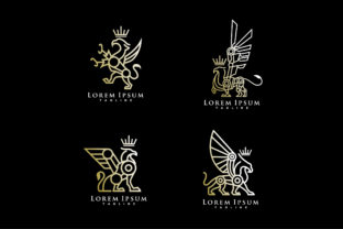 Download Luxury Griffin Logo Icon Template Pack - Icon Collection