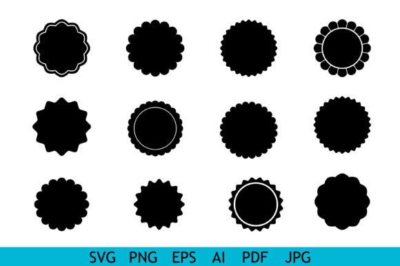 Download Scalloped Badge Seal Icon Collection - Icon Collection
