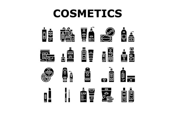 Download Cosmetics Package Beauty Product Icons - Icon Collection