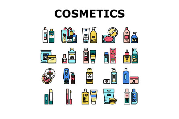 Download Cosmetics Package Beauty Product Icons - Icon Collection